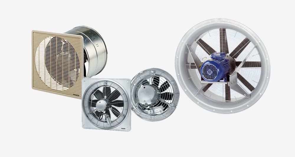 هواکش‌های محوری دیواری عملکرد بالا