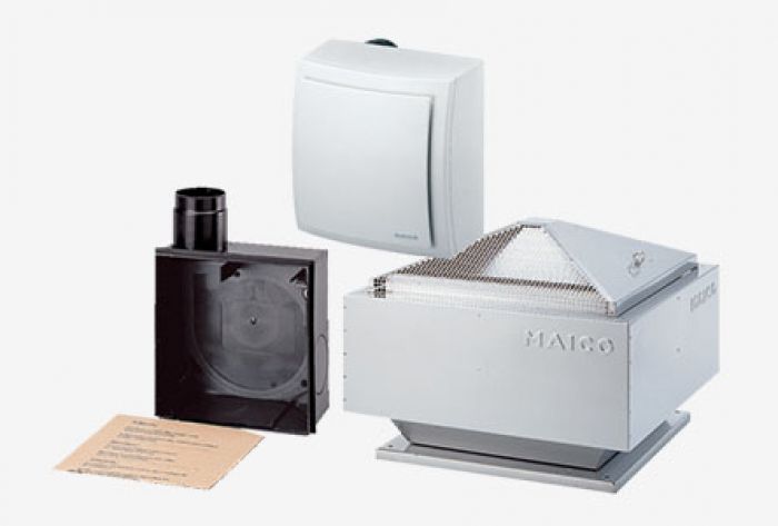 تخلیه هوا با هواکش‌های مرکزی