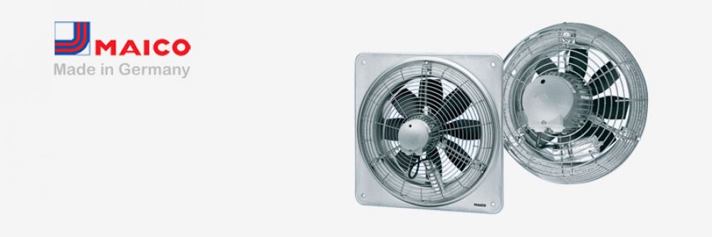 هواکش‌های محوری دیواری استاندارد