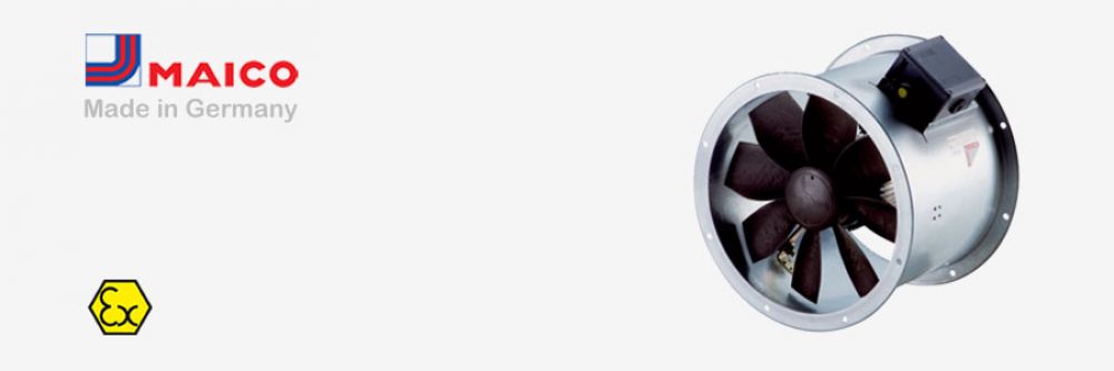 هواکش‌های ضد انفجار محوری داخل داکت