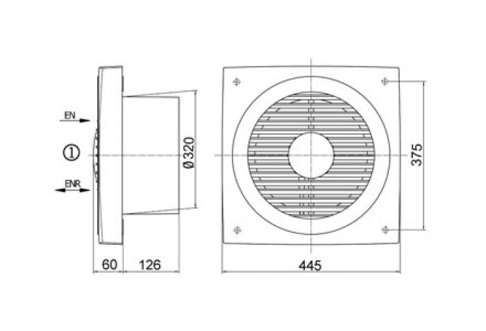 نمودار جزئیات ابعاد